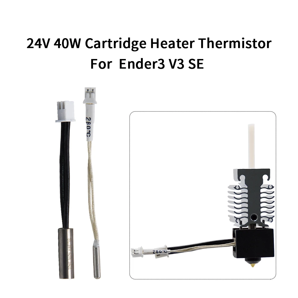 مجموعة أدوات Ender 3 V3 SE Hotend، كتلة سخان Hotend لملحقات الطابعة ثلاثية الأبعاد Ender 3 V3 Se