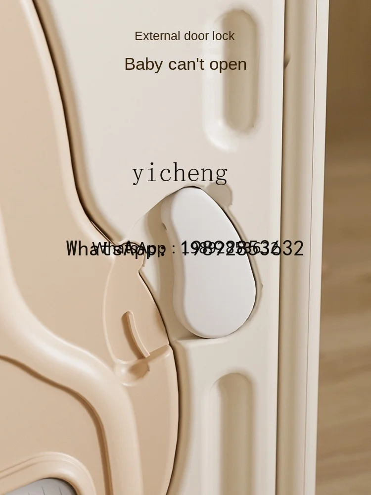 لعبة الأطفال WL Baby Fence الزحف بثلاثة جوانب داخلية