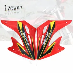 Motorcycle Front Side Cover For Honda XR250  XR 250 Fuel Tank Side Plate Guard Fairing Stickers Sticker Accessories