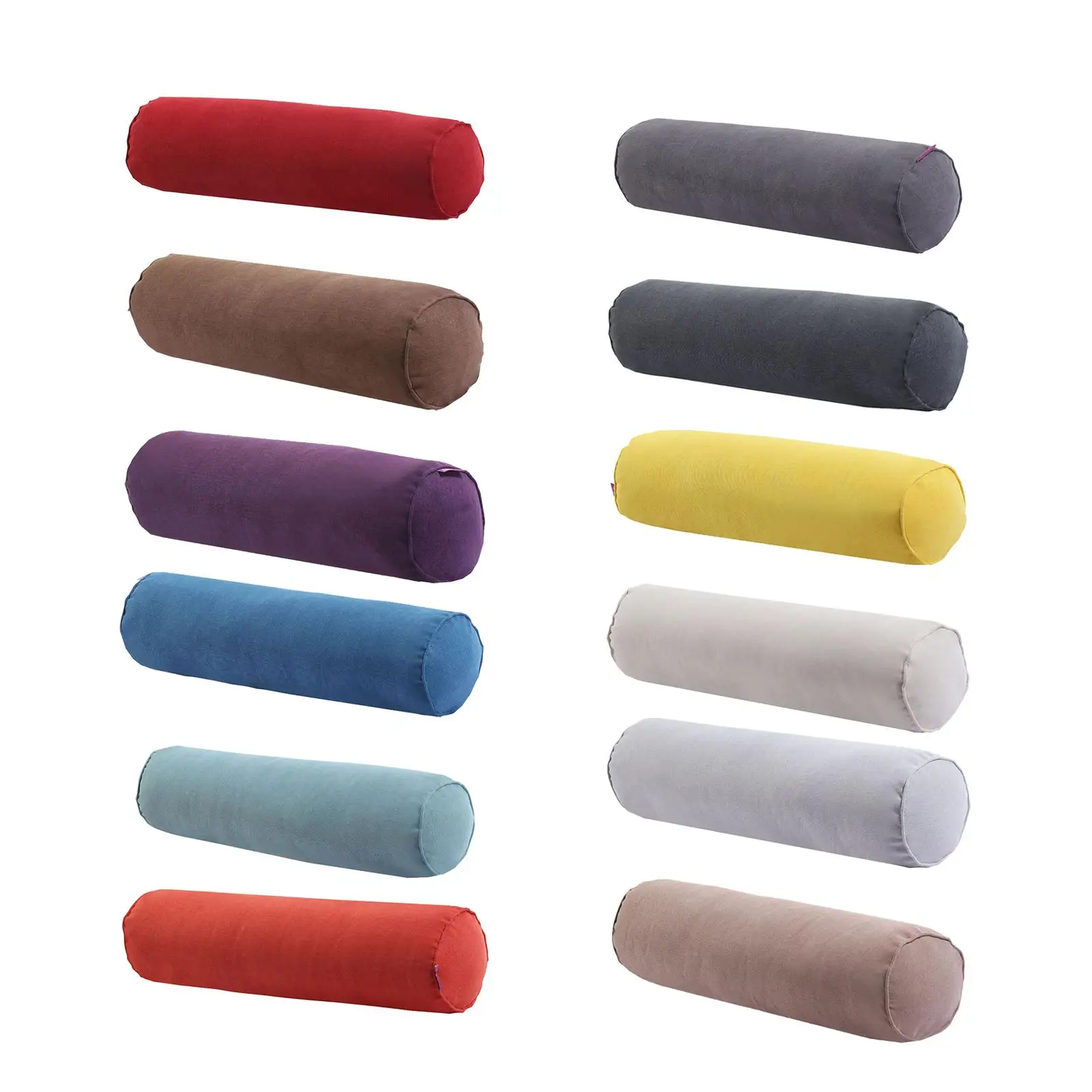 Neck Bolster Pillow Roll Cylinder Pillows comfort soft round