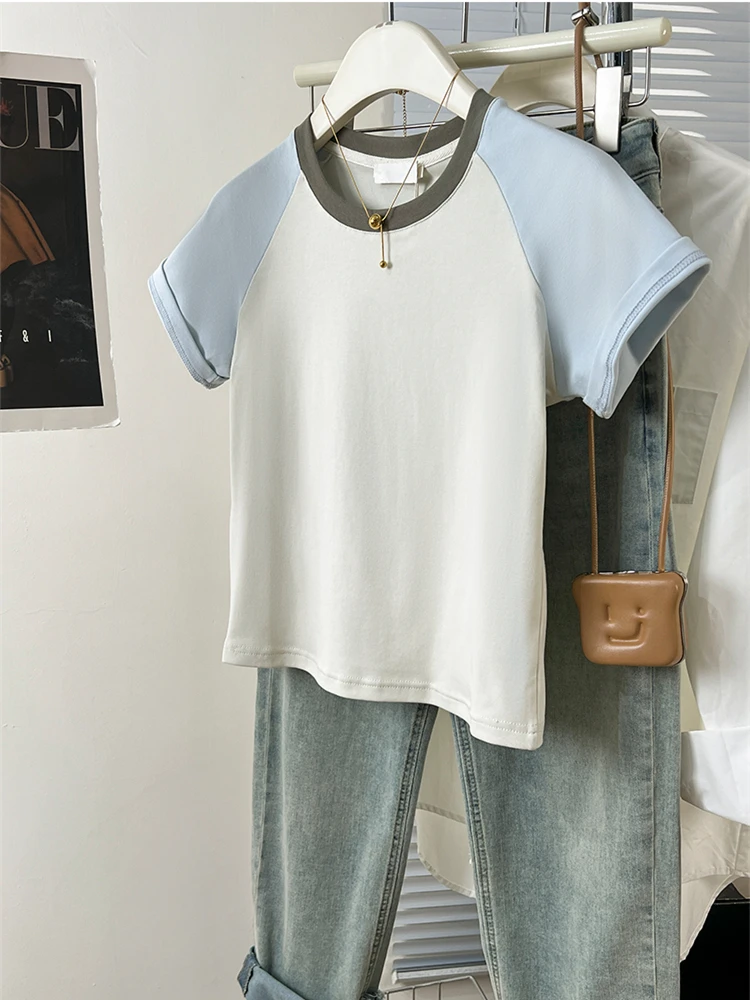 

Summer Women T Shirt T-Shirt Woman Clothes Tops Tshirt Female Crop Top Tees Y2k Para Mujer Ropa De Mujer Roupas Feminina Traf