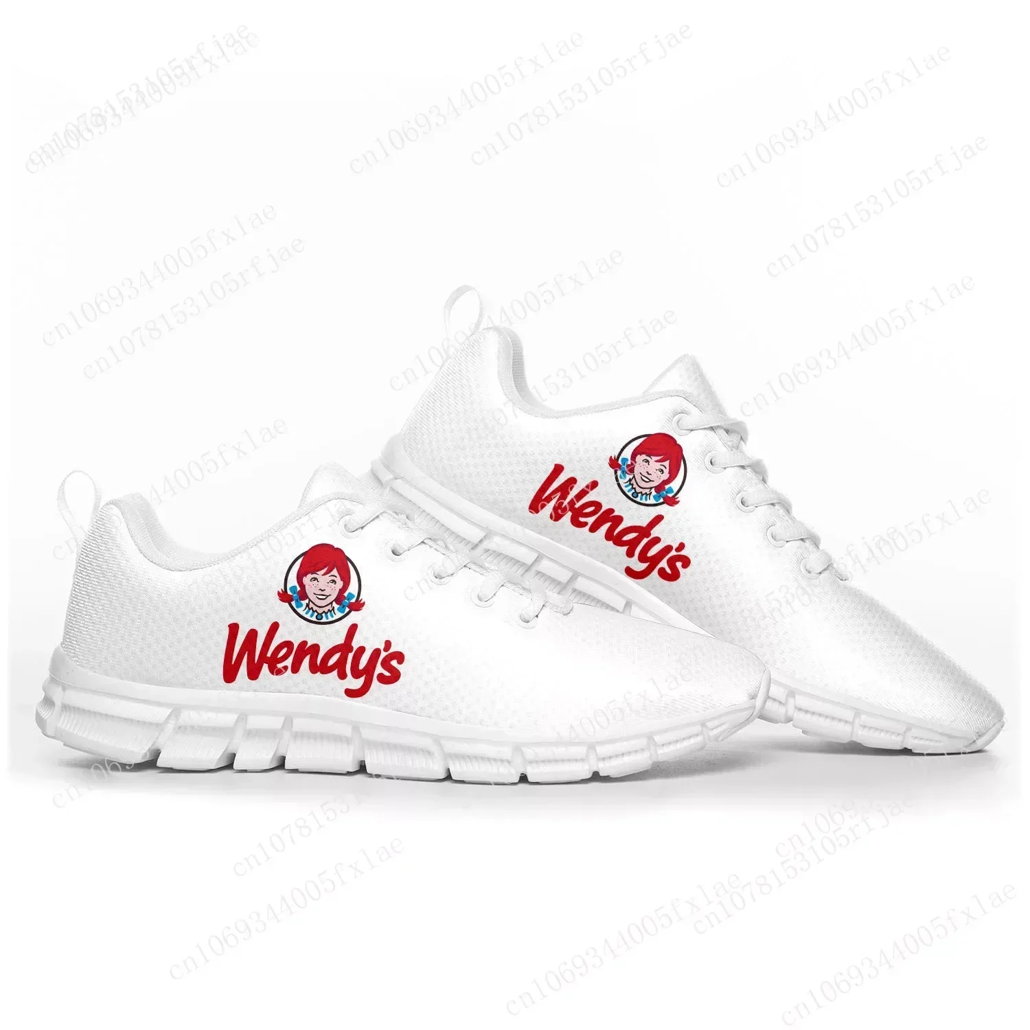 New Wendys Fast Food Restaurant Logo Sports Shoes Mens Womens   Customized Sneakers Shoes