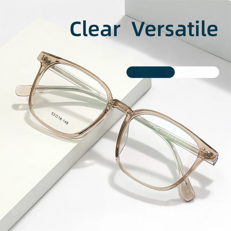 

КРАСИВАЯ СЕЙЧАС Большая овальная оправа Модные очки Минималистичный дизайн Подходит для линз близорукости Универсальные и стильные для повседневного ношения