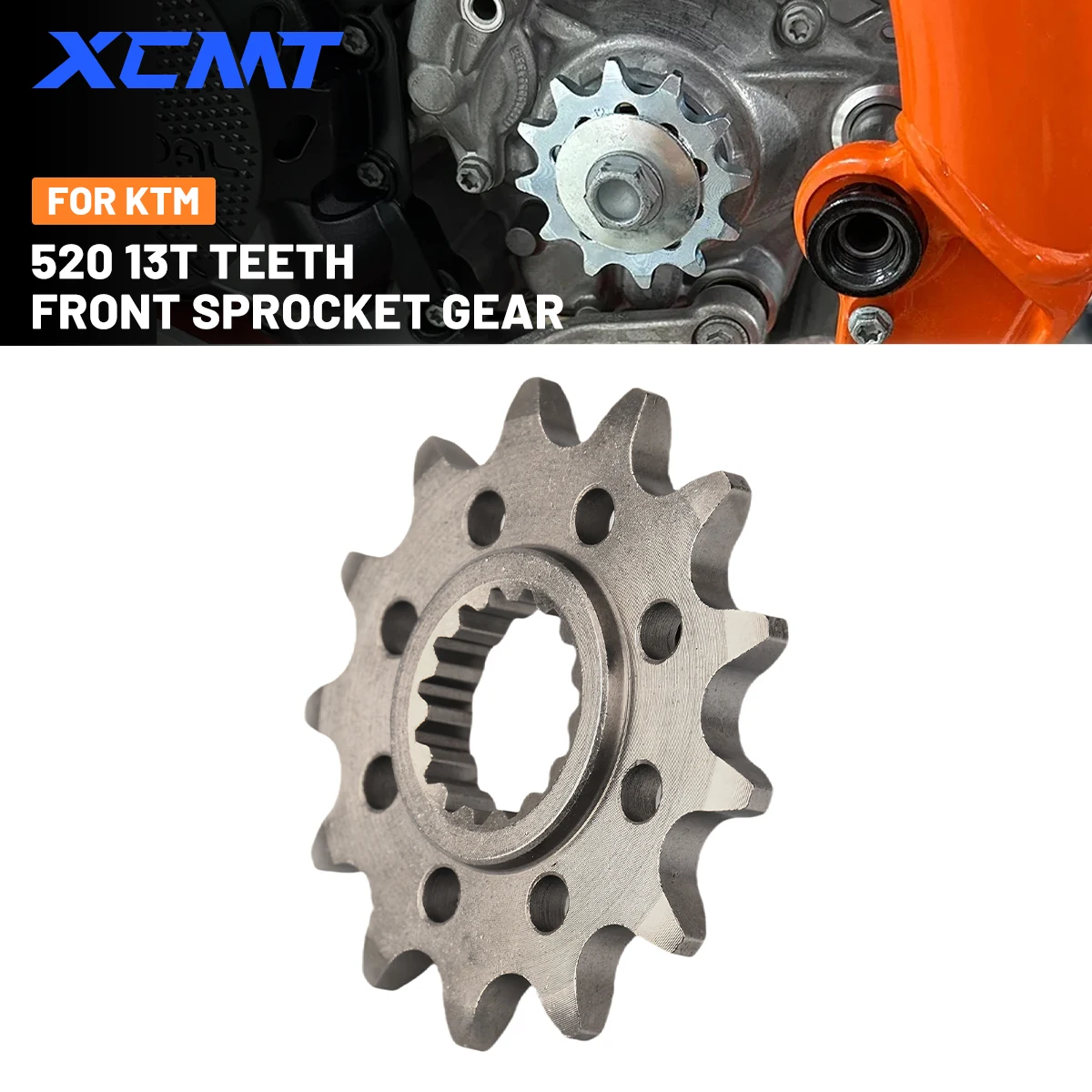 

Motorcycle Front Sprocket Gear 13 Tooth For KTM SX SXF XC XCF XCW XCF-W MXC EXC EXC-F Six Days 250 350 450 530 Husky FC FE TC TE