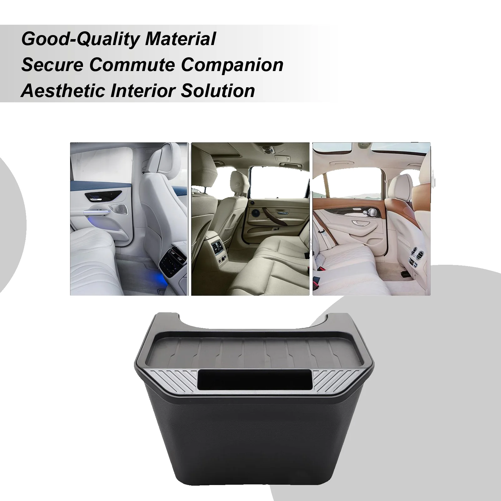 

For Tesla For Model 3/y Car Trash Can Rear Seat Middle Storage Box Trash Can Backseat Organizer Storage Box For Model Y Interior