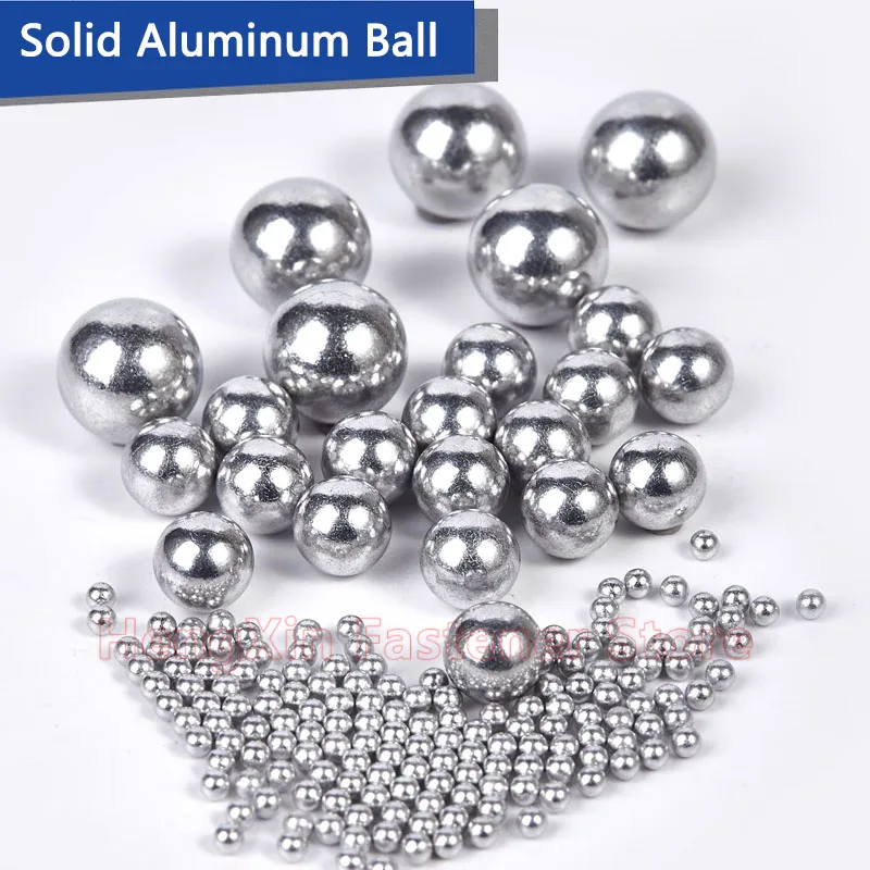Pure Solid Aluminum Balls 0.5/0.6/0.7/0.8/0.9/1/1.1/1.2/1.3/1.4/1.5/1.588/2/2.2/2.38/2.5/2.778/3-60mm 1060/1070 Aluminum Beads