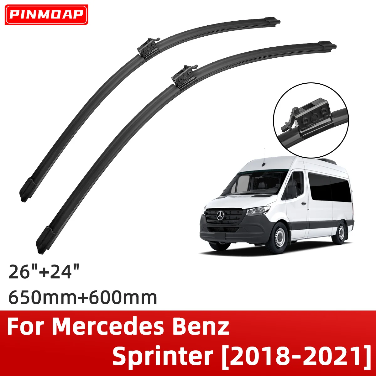 Front Wiper Blades For Mercedes Benz Sprinter 2018-2021 26\