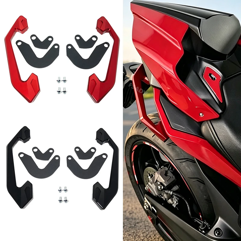 Aluminum Rear Seat Grab Brackets Passenger Handle Holder Fit For Honda CB650R CBR650R CB CBR 650R 2019 2020 Motorcycle