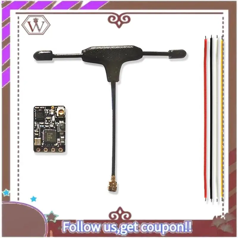 ABBG-لـ EMAX Aeris Link RX TX 1 واط استقبال + طقم إرسال مع شاشة OLED لطائرة RC طائرة بدون طيار FPV ELRS