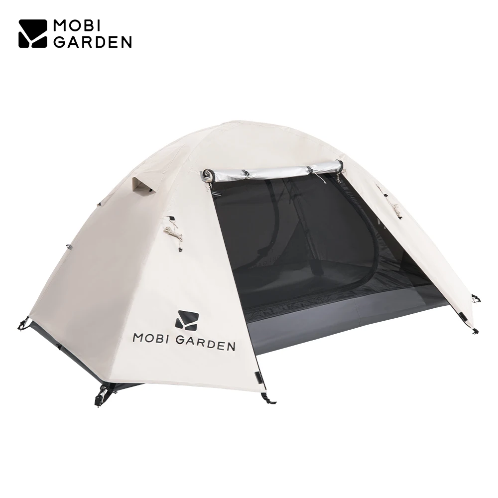 MOBI GARDEN Camping Backpacking Tent Waterproof Rainproof Hiking Silver Coated Sun Protection Easy Set Up