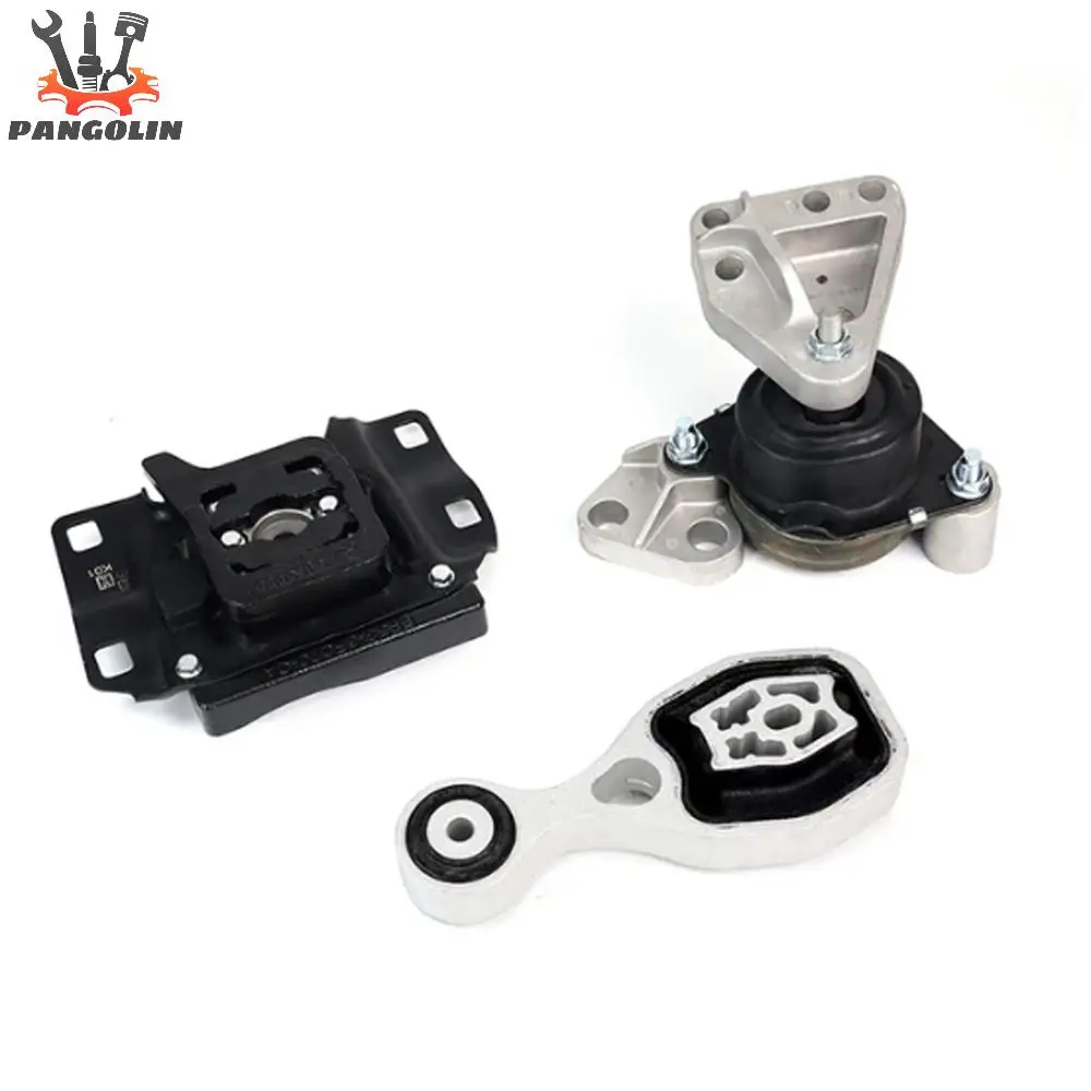 

3pcs Engine Mount Transmission Support BB5Z-6038F FB5Z-6068B FB5Z-6038E Fits for Ford Explorer 2012-2019 2.3T 2.0T Replacemen