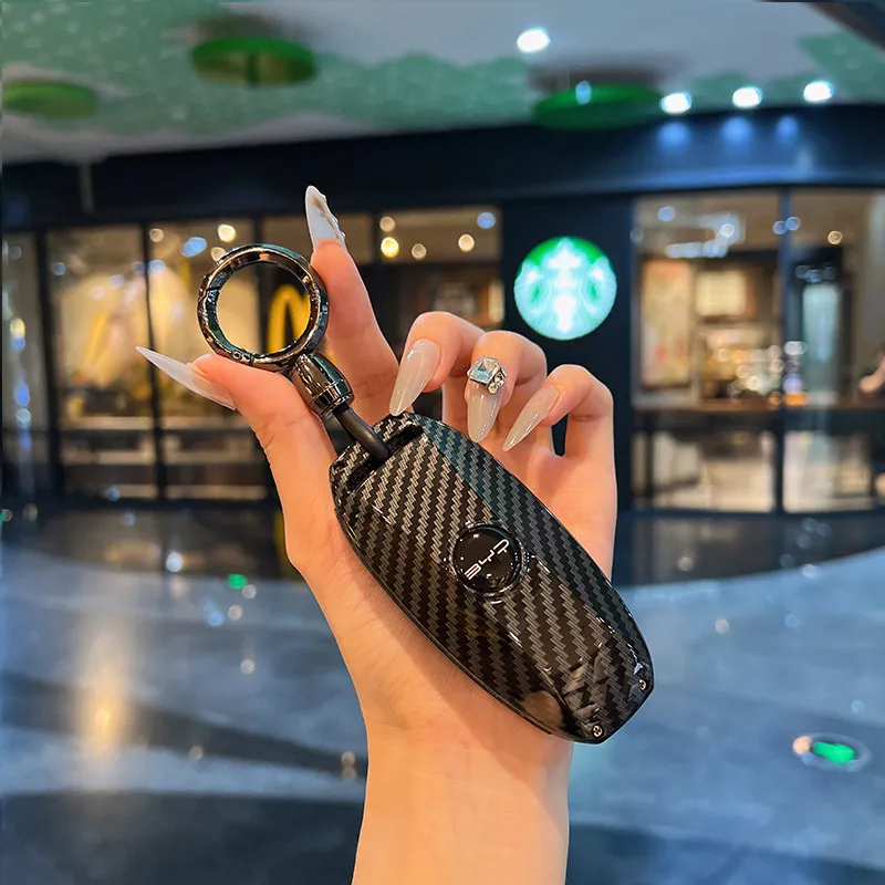 

Alloy Car Key Case Cover Holder for BYD Second Song Pro Tang Dm QIn PLUS MAX Yuan Generation Atto 3 Han EV Dolphin Accessories