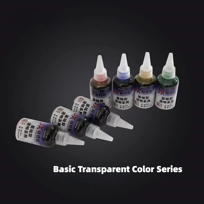100ml Basic Type/transparent Color Series/no Dilution Pre Mixed Paint/DIY Handmade Model Paint/mirror Transparent Spray Painting