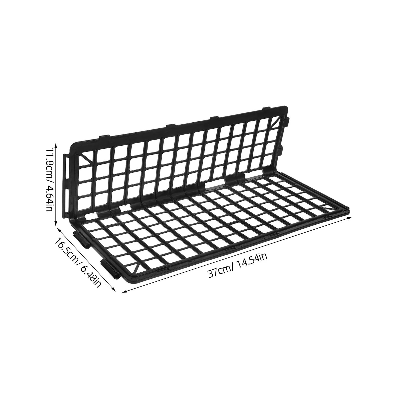 4Pcs Supermarket Fresh Food Rack Black L-Shaped Fruit Display Guardrail Protective Barrier Produce Section Organizer