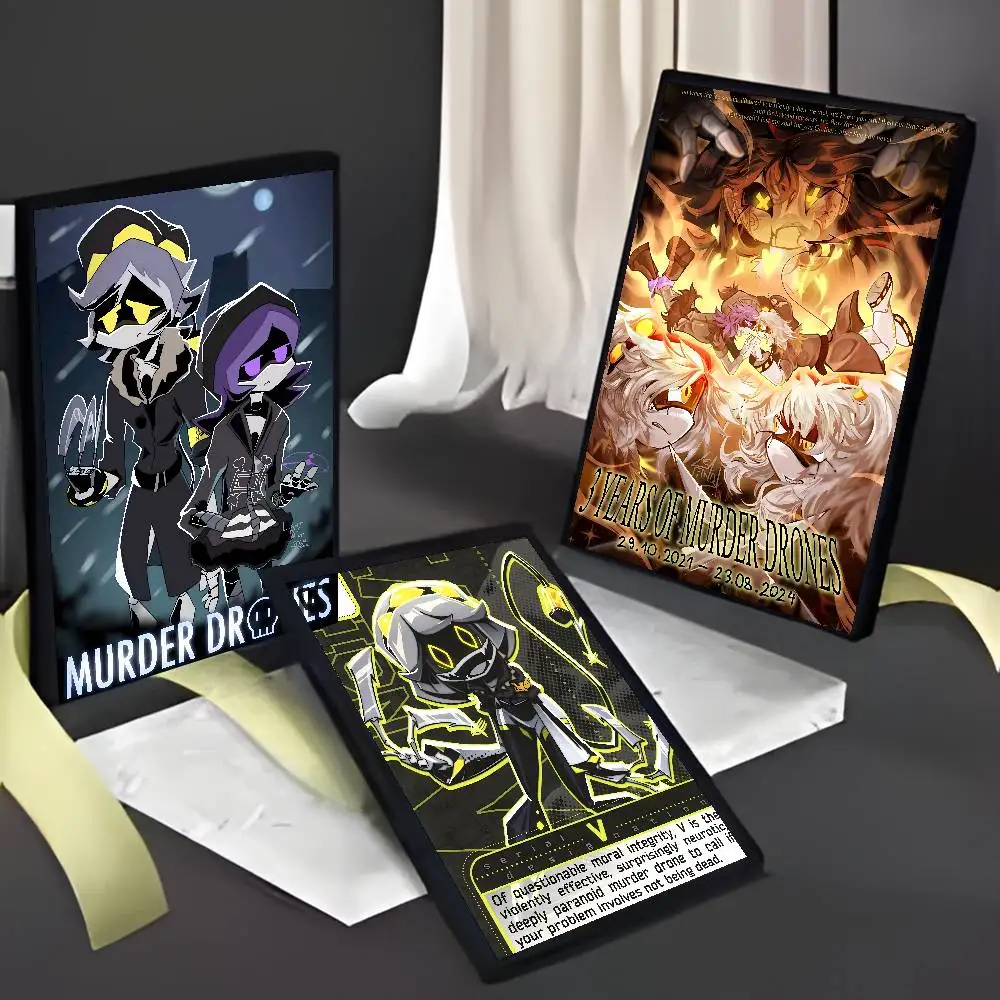 Sci-Fi Horror M-Murder Drones-MT Game Poster Art painting poster with prints Home bedroom living room decoration gift