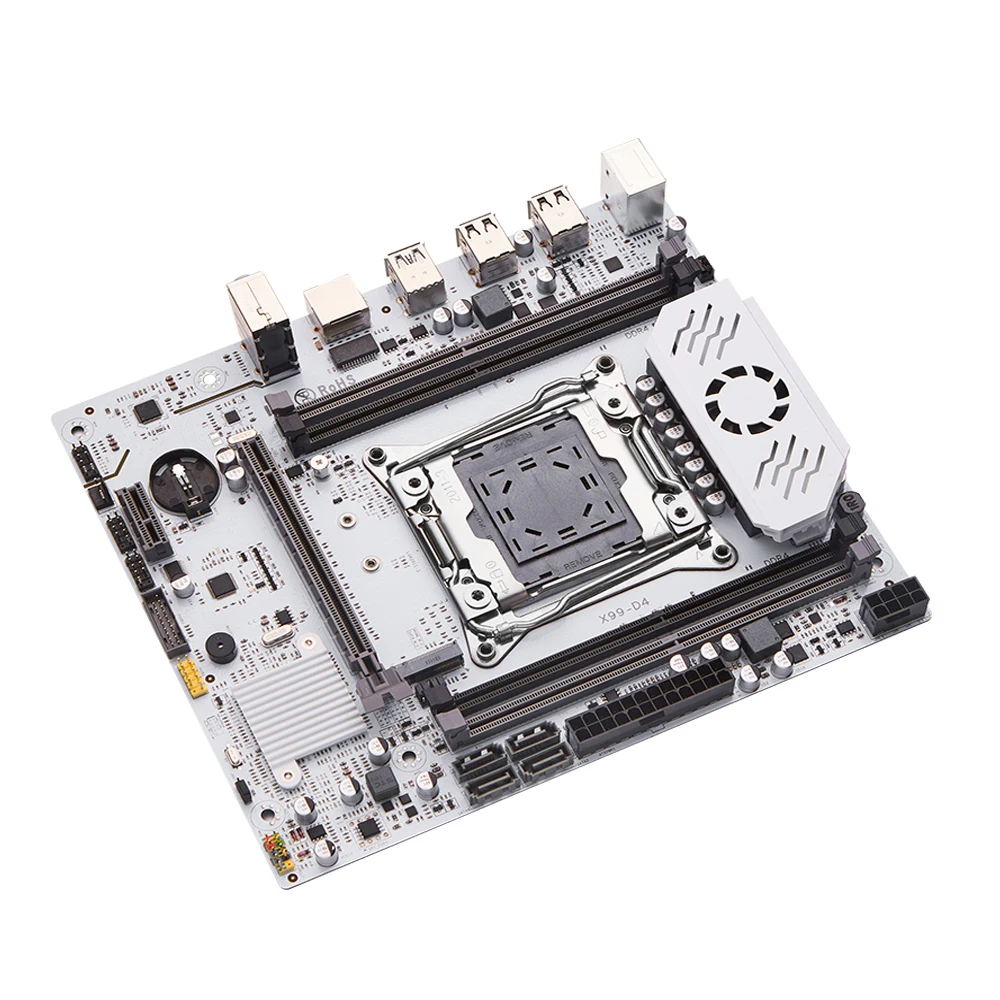 Imagem -03 - Motherboard Grupo Processador Lga 20113 e5 2680 v4 Cpu Kit 2x16gb 32 gb Ddr4 Reg Ecc Ram C612chip Suporte para Memória Nvme M.2 X99 d4