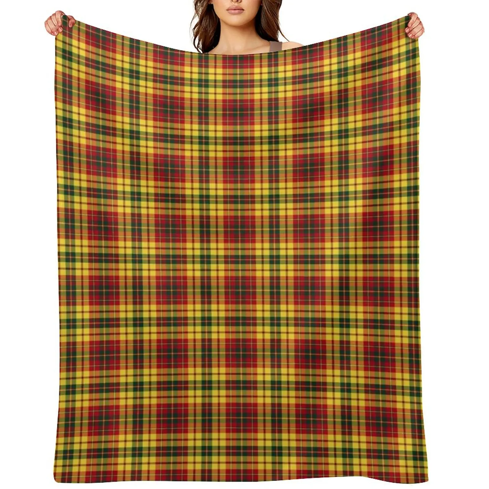 

Strathearn Scotland District Tartan Colorful Scottish Plaid Throw Blanket Moving bed plaid Flannels heavy to sleep Blankets
