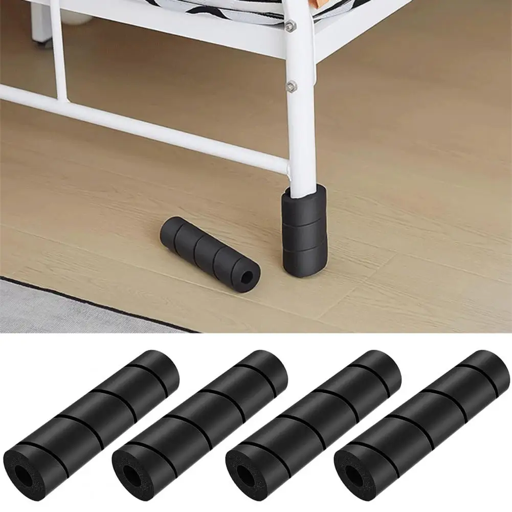 Epdm ラバートゥフォームグリップチューブスレッドデザインフォームサポート家庭用オブジェクト家具レッグガードセット衝突防止ベッドハード用