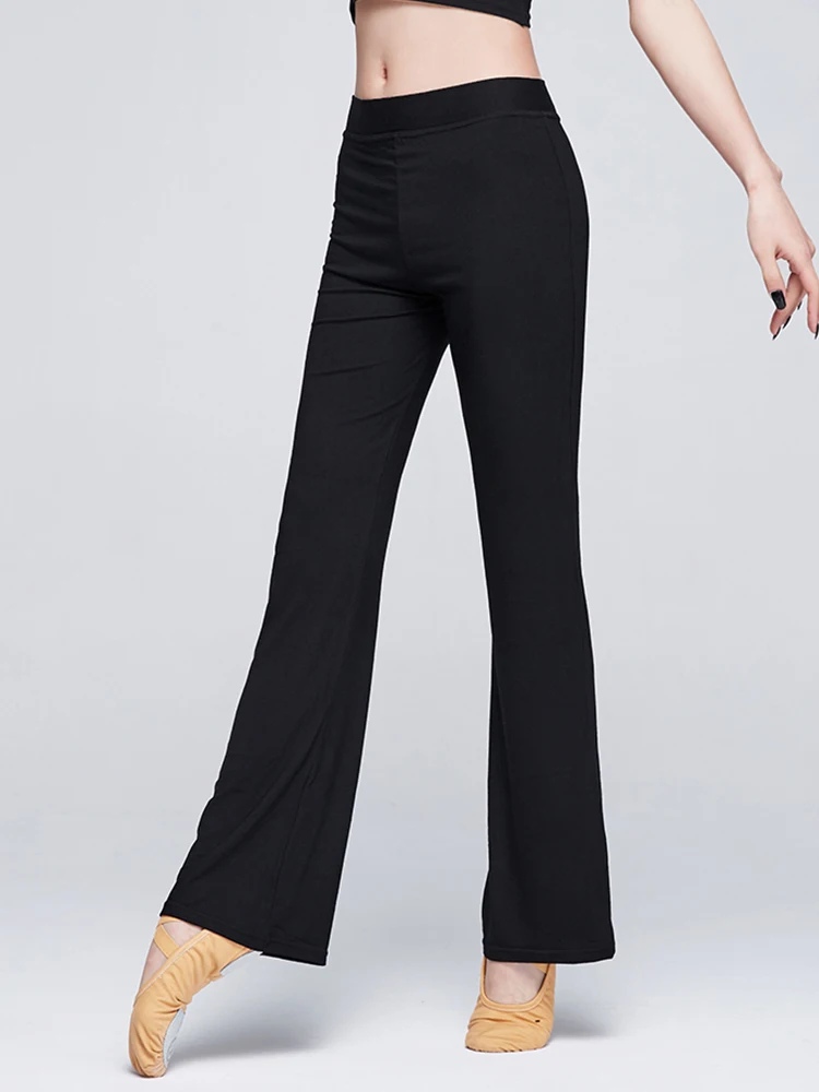 

Women's Solid Color Wide Leg Trousers Casual Loose Comfortable Yoga Dance Long Straight Fashion Sweatpants Ladies' Apparel