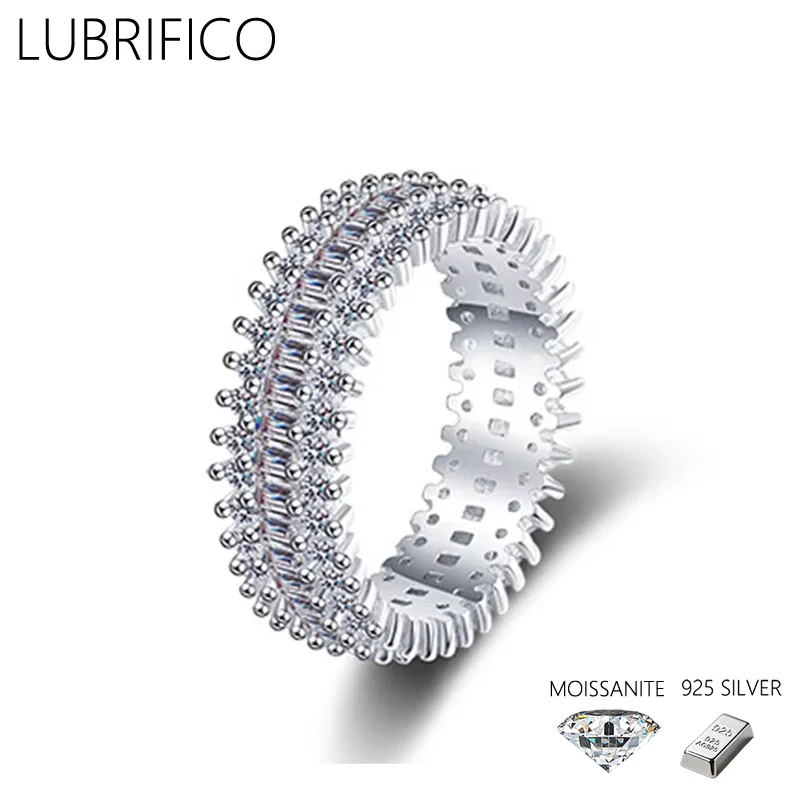 

Кольца прямоугольной формы с муассанитом 2,6 карата, стерлинговое серебро 925 пробы, кольцо с бриллиантом для женщин, ювелирные изделия, свадебная вечеринка