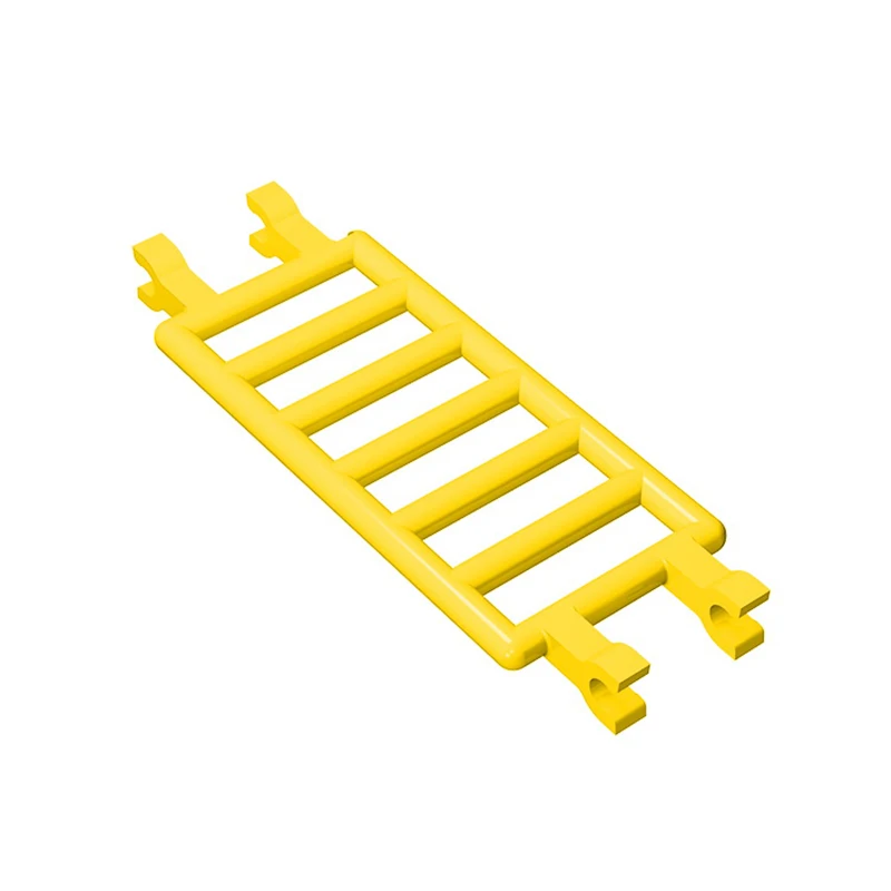 Gobricks 10Pcs MOC Parts 30095 Ladder Bar 7 x 3 with 4 Clips Compatible Bricks Assmble Building Blocks Particle Kid Brain Toy