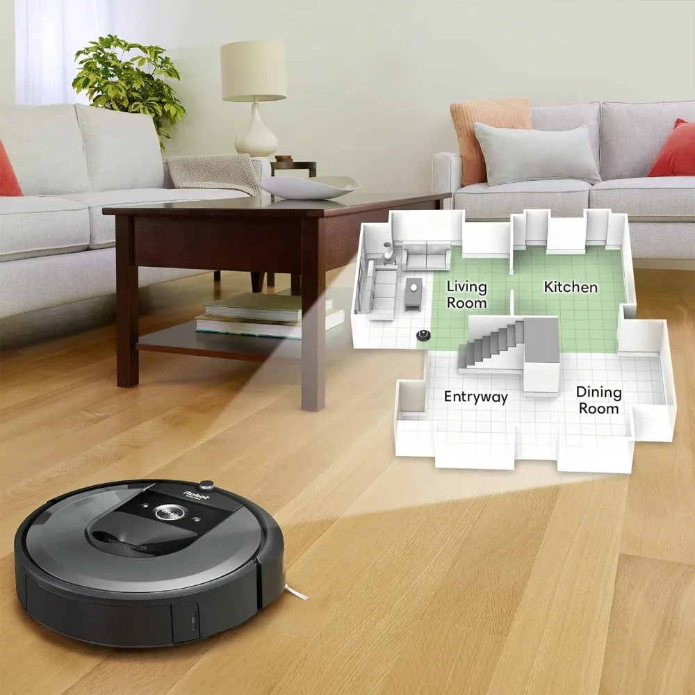 Roomba i6+ (6550) Robot Vacuum with Automatic Dirt Disposal-Empties Itself for up to 60 Days, Wi-Fi Connected, Works