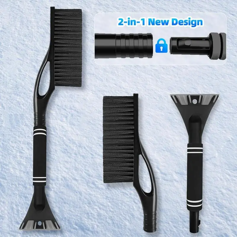 Portable Snow Brush Shovel Removal Car Ice Scrapers Brush Automotive Snow Removal Winter Car Windscreen Scraper For Cars SUVs