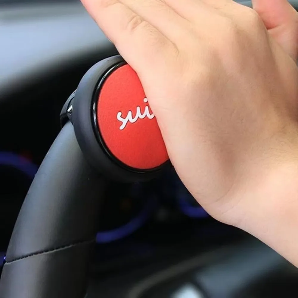 Premium Ball Bearing Automotive Booster 360° Rotation for Trucks Steering Wheel Spinner Knob One-Hand Turning Aid