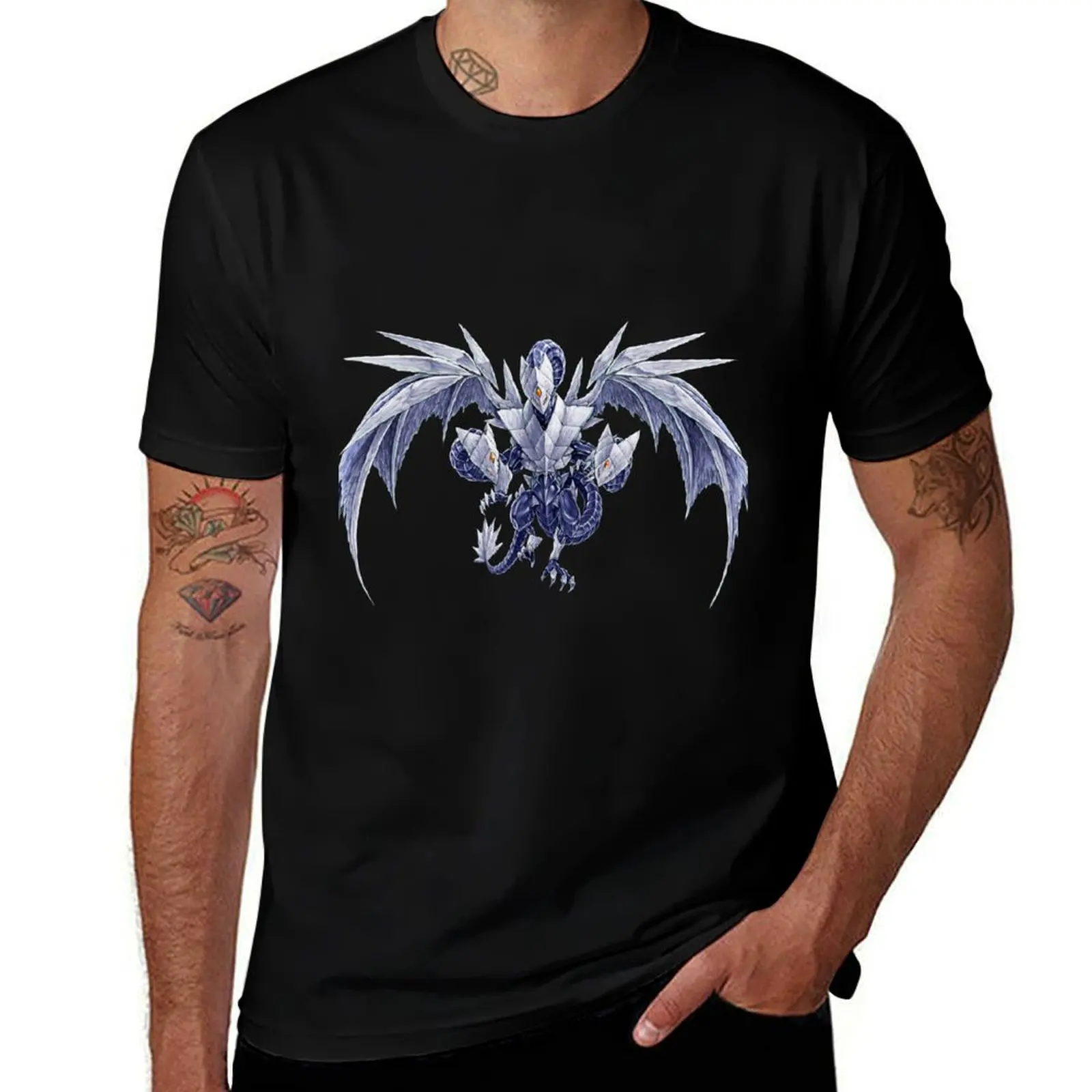 Trishula, Dragon of the Ice Barrier T-Shirt Short sleeve tee blanks korean fashion funny t shirts men