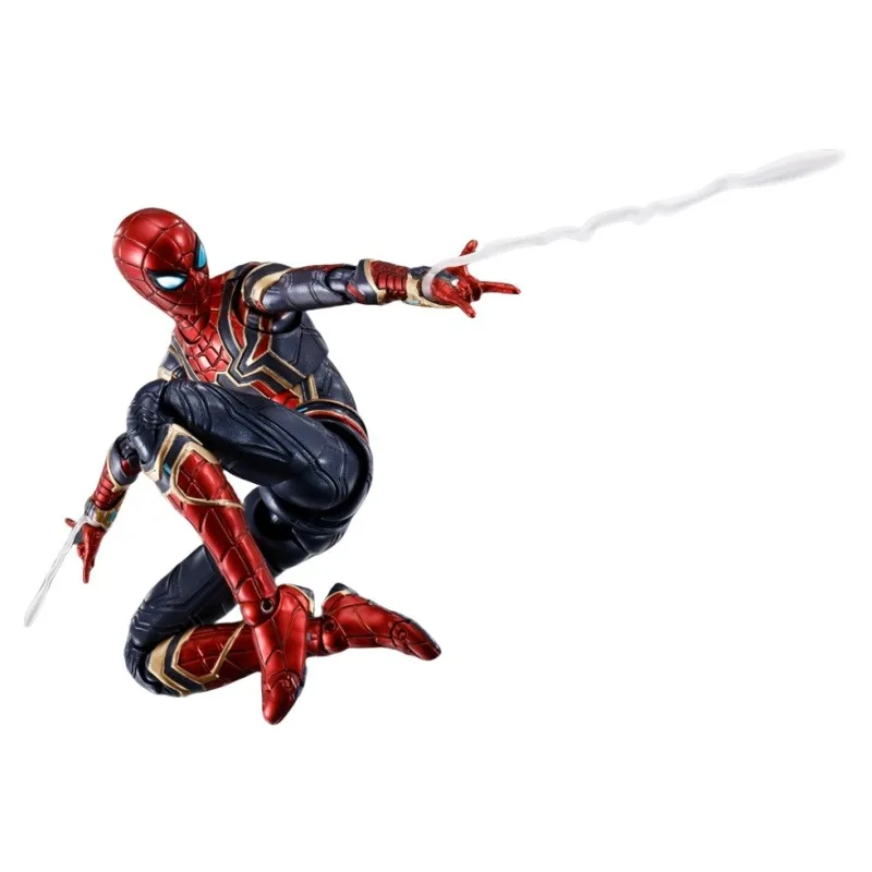 متوفر في المخزون بانداي الرجل العنكبوت الأصلي: لا طريقة المنزل أنيمي الشكل SHF الحديد العنكبوت السلع النهائية نموذج المفاصل لعبة المنقولة تحصيل #5