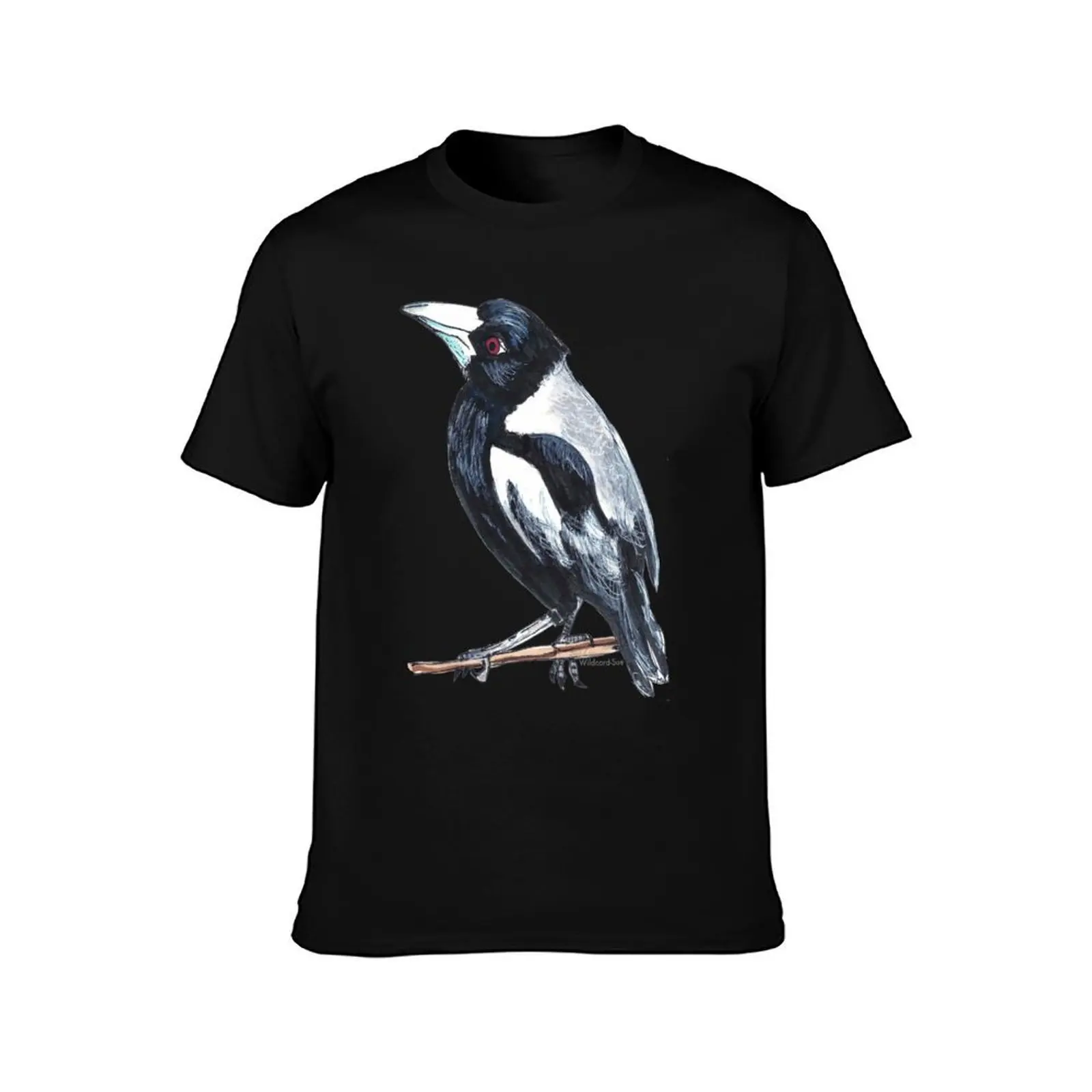 Maggie the Magpie T-Shirt Breathable Mesh Panel T-Shirt