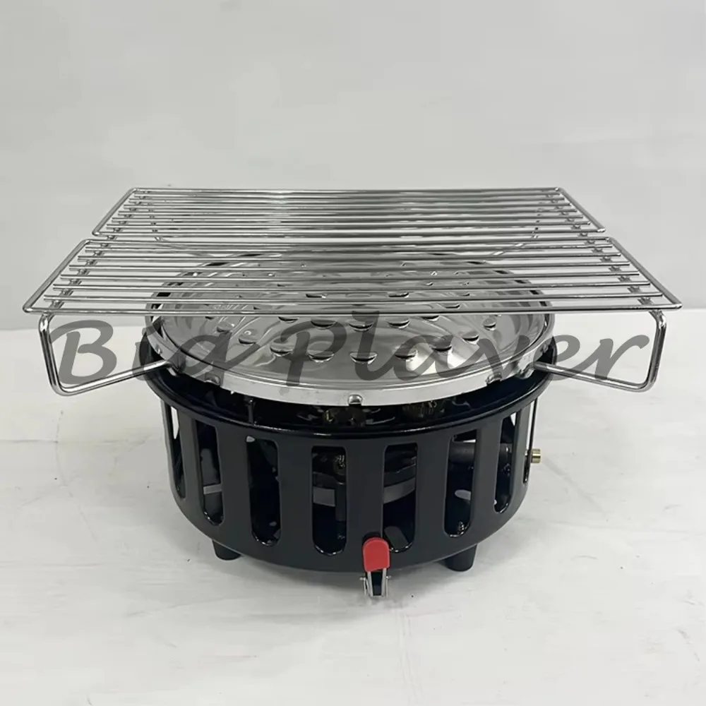 Commercial high-power cooktop 7 9 heads single pot brass large burner portable gas stove