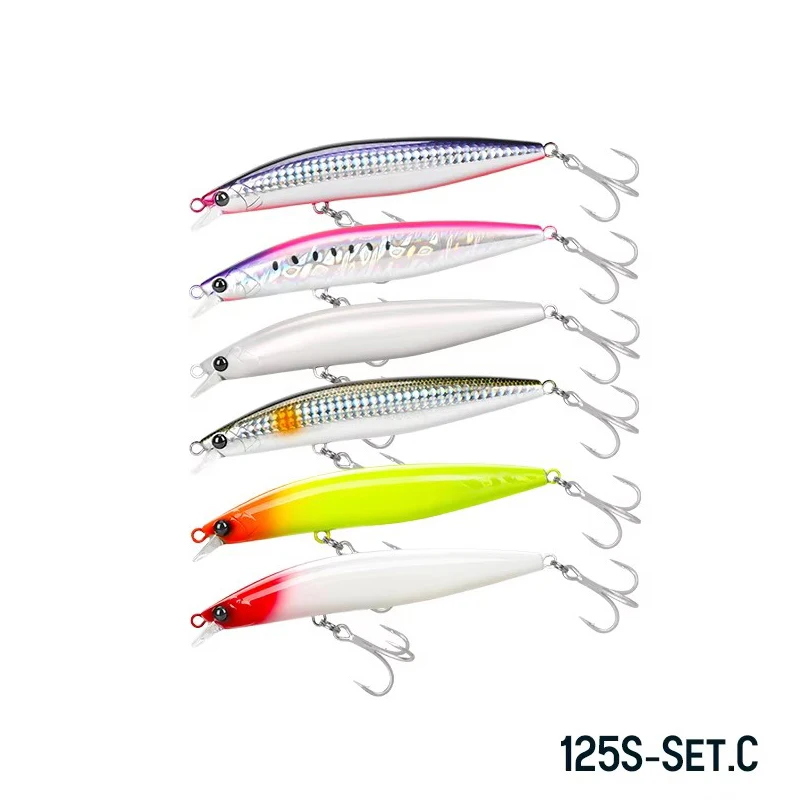 Tsurinoya sinkende Elritze Stinger 125s 125mm 28g 6 stücke Set kostenlos ihshore Angeln Versand Angel box künstliche haltbare große Köder