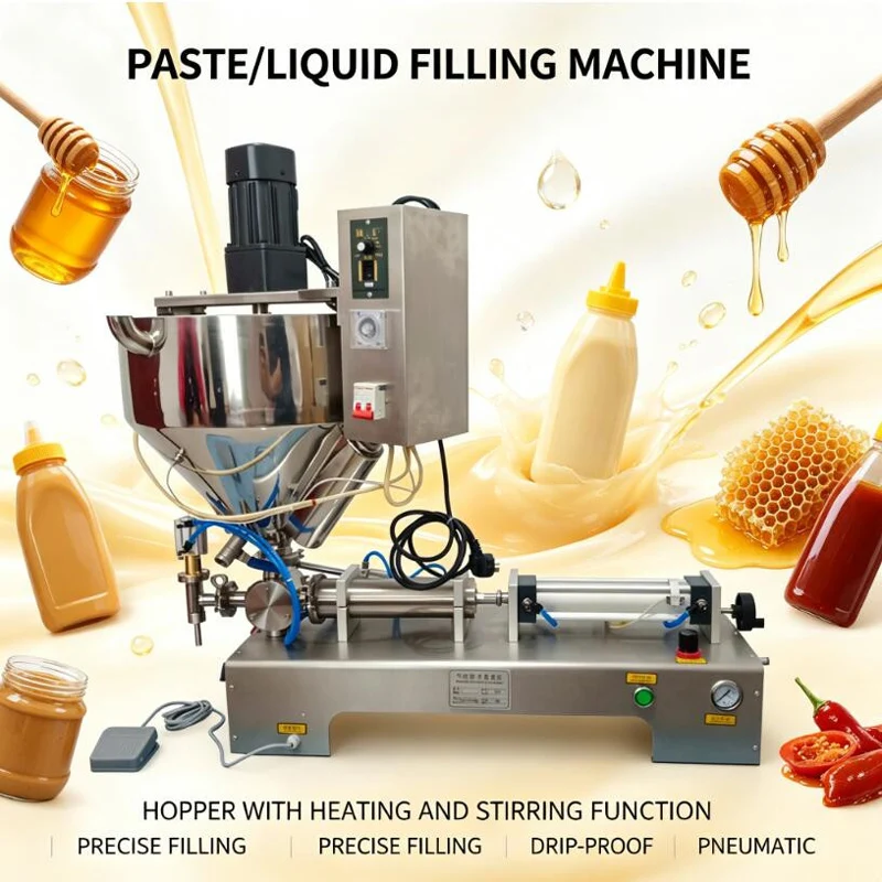 Pneumatic Filling Machine With High Precision For Thick Viscous Material Filling Machine