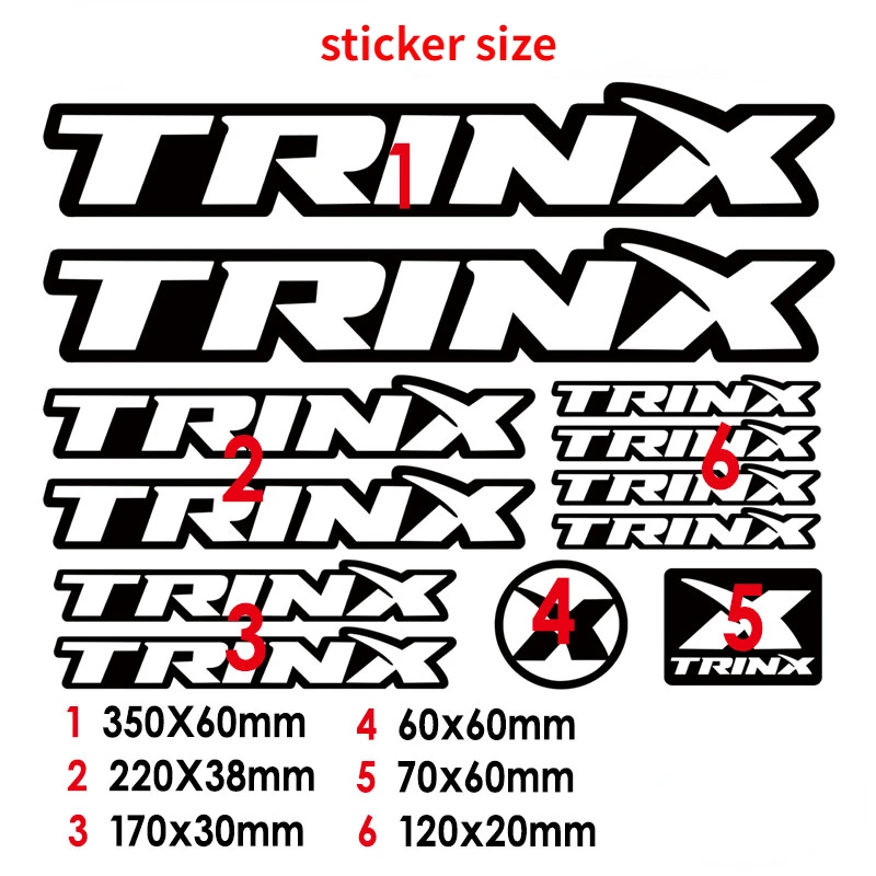 Bike Frame Sticker MTB Decals Road Cycling Decoration Stickers Logos Bicicleta Waterproof Kits Vinyls Film Bicycle Accessories