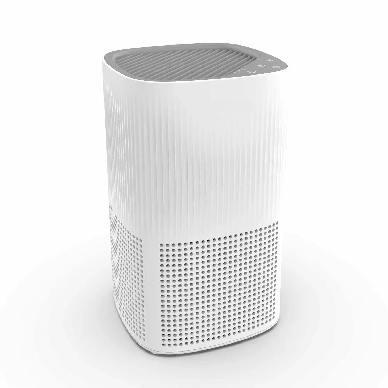 Hurtowy przenośny oczyszczacz powietrza, 100 CADR, 3-warstwowy filtr Hepa, niski poziom hałasu, aromaterapia, sterowanie przez WiFi, biały
