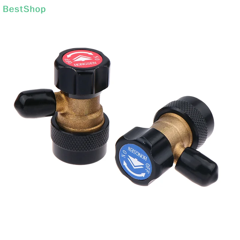 

R134A Fluorinated Quick Connector Adapter Auto AC High/Low Refrigerantion Converter Accessories