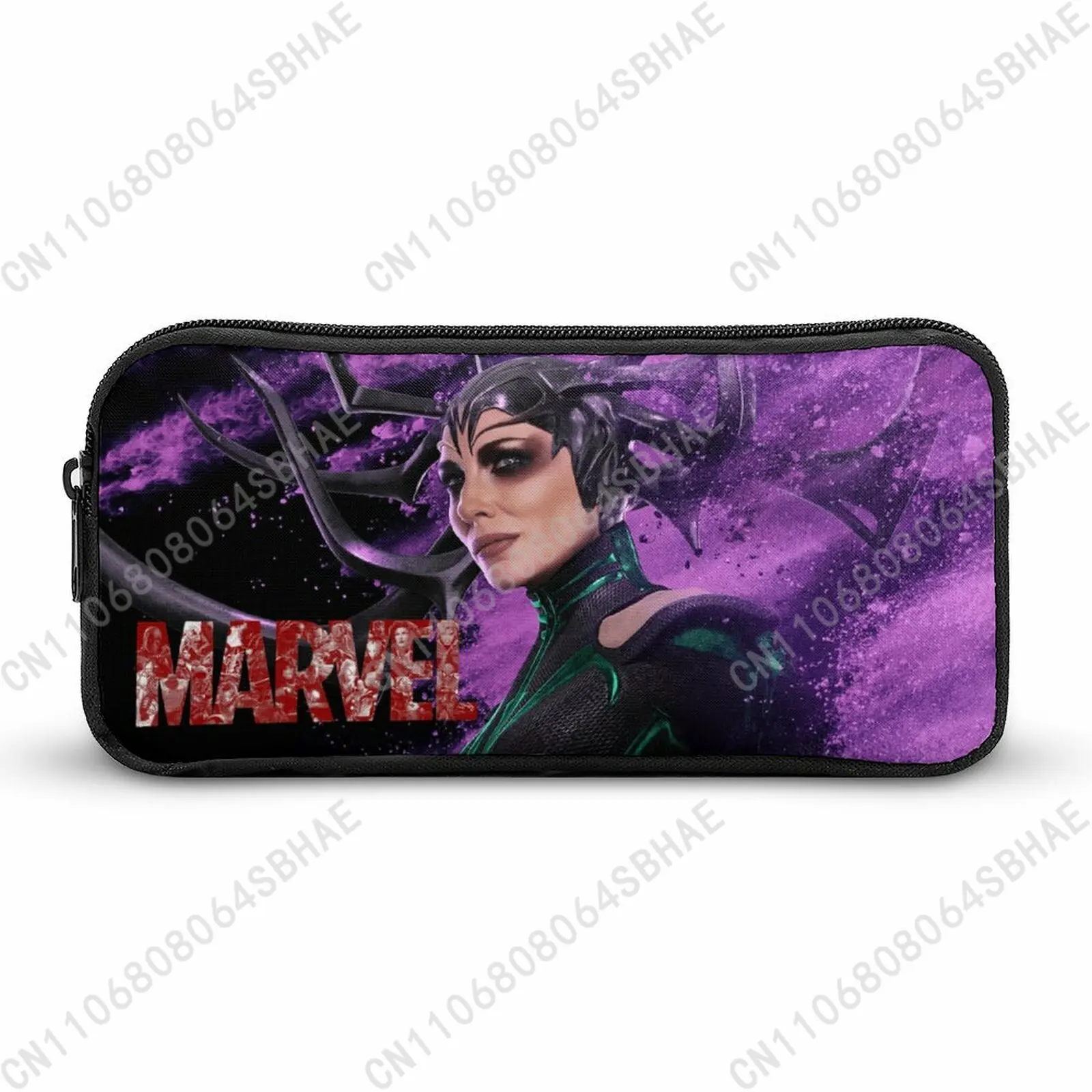 

Marvel Hela Pencil Case Teens Custom Pattern Simple Pen Bag School Stationery Pouch Personalized Zipper Bag Cosplay