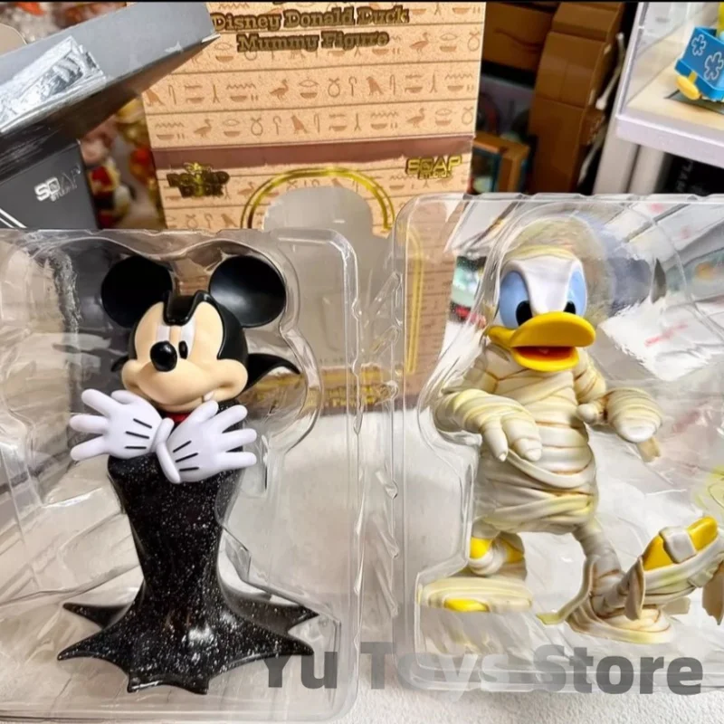 2024 Disney Figure Halloween Limited Tide Play With Mickey Mummy Donald Duck Cartoon Doll Decor Desktop Ornament Halloween Gift