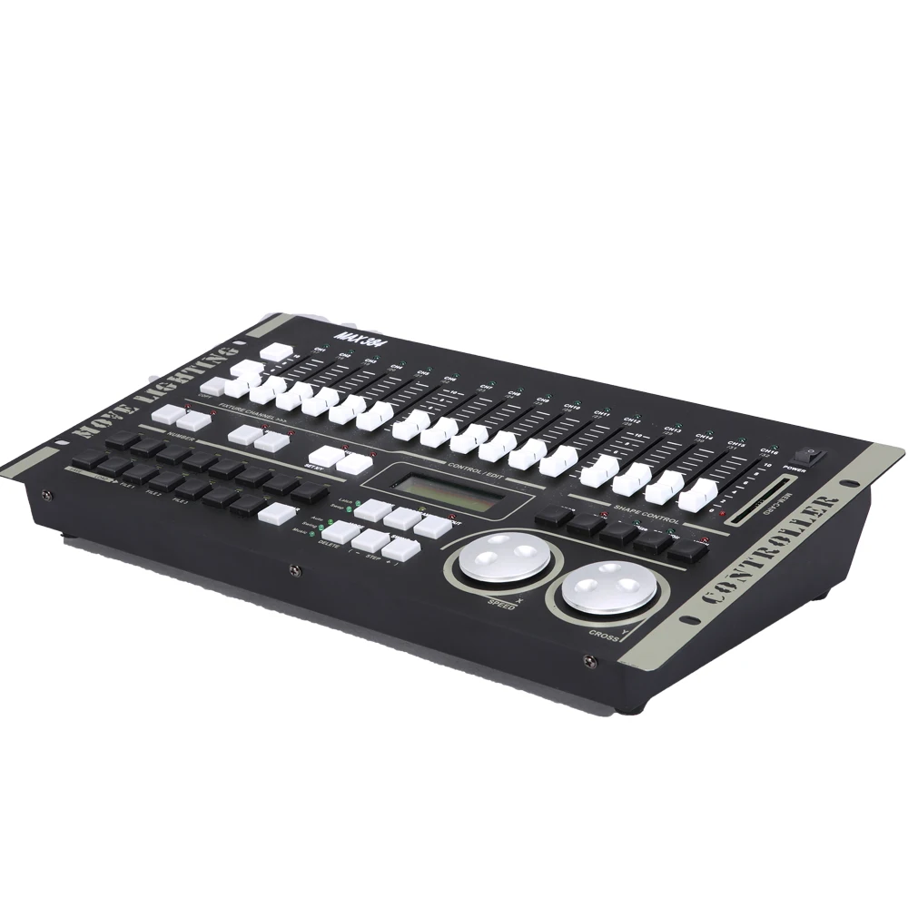  DJ Stage Equipment Max 384 Stage Lighting Controller DMX512 Console Dimming for Moving Head Beam Light Easy Control Color Show