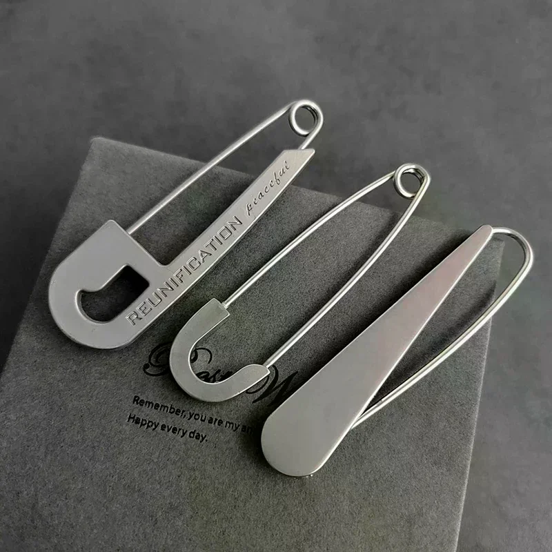 Trendy Large Pins For Clothing Metal Safety Pins Jeans Dress Scarf Adjustable Pins Accessories