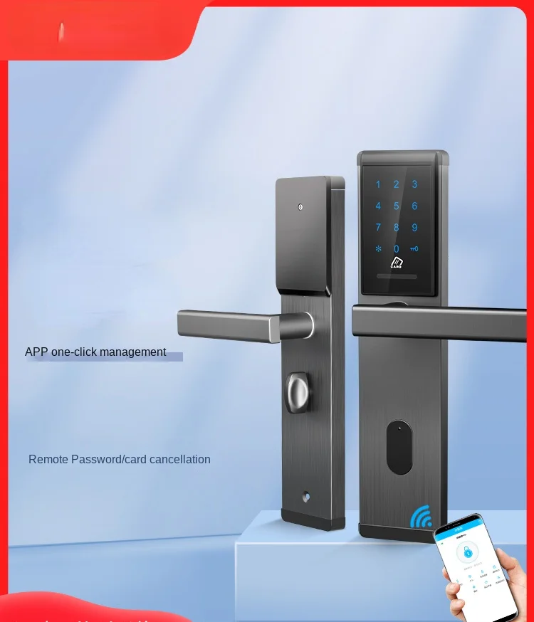 Intelligent Door Lock Hotel Lock Electronic Lock Minsu Anti-theft Door