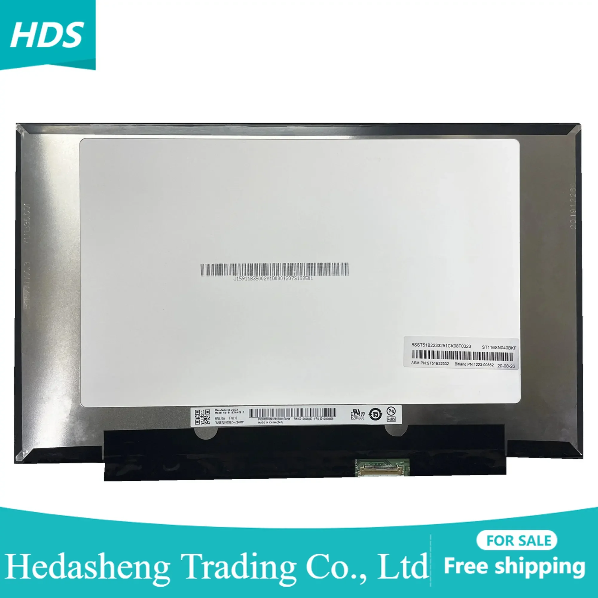 

B116XAN06.3 11.6"inch Display Panel 1366×768 30 Pins EDP Laptop LCD LED Screen