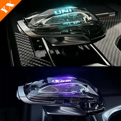 2022-2024 For Changan CS55 Plus 2 gen UNIK UNI-K Accessories LED Crystal Car Gear Shift Handle Knob Frame Decor Cover Trim