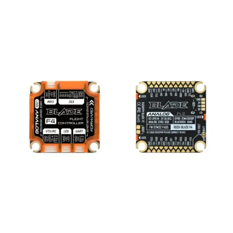 

RUSHFPV BLADE F405 Аналоговое цифровое управление полетом 50A SPORT F4 ESC Подходит для летающей башни FPV