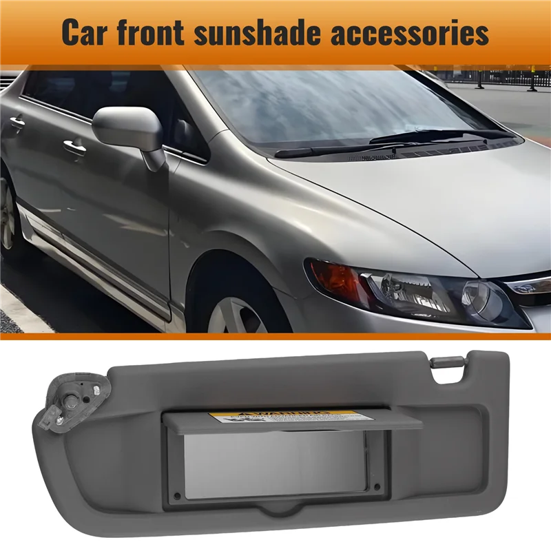 

ABQB-Dark Gray Sun Visor Car Front Sun Visor For Honda Civic 2006-2011