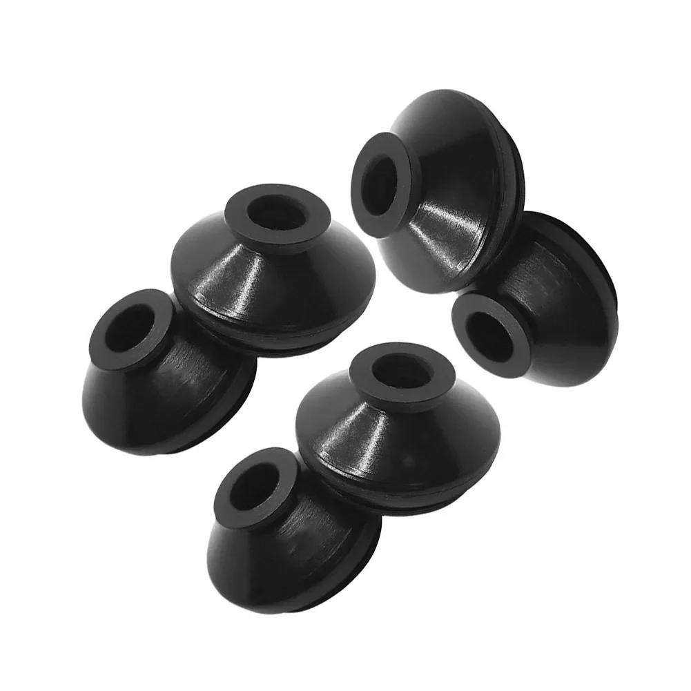 Universal Ball Joint Boot Substituição, Laço de borracha, Rod End, Dust Boots Cover, Peças do chassi, Acessórios, 6Pcs