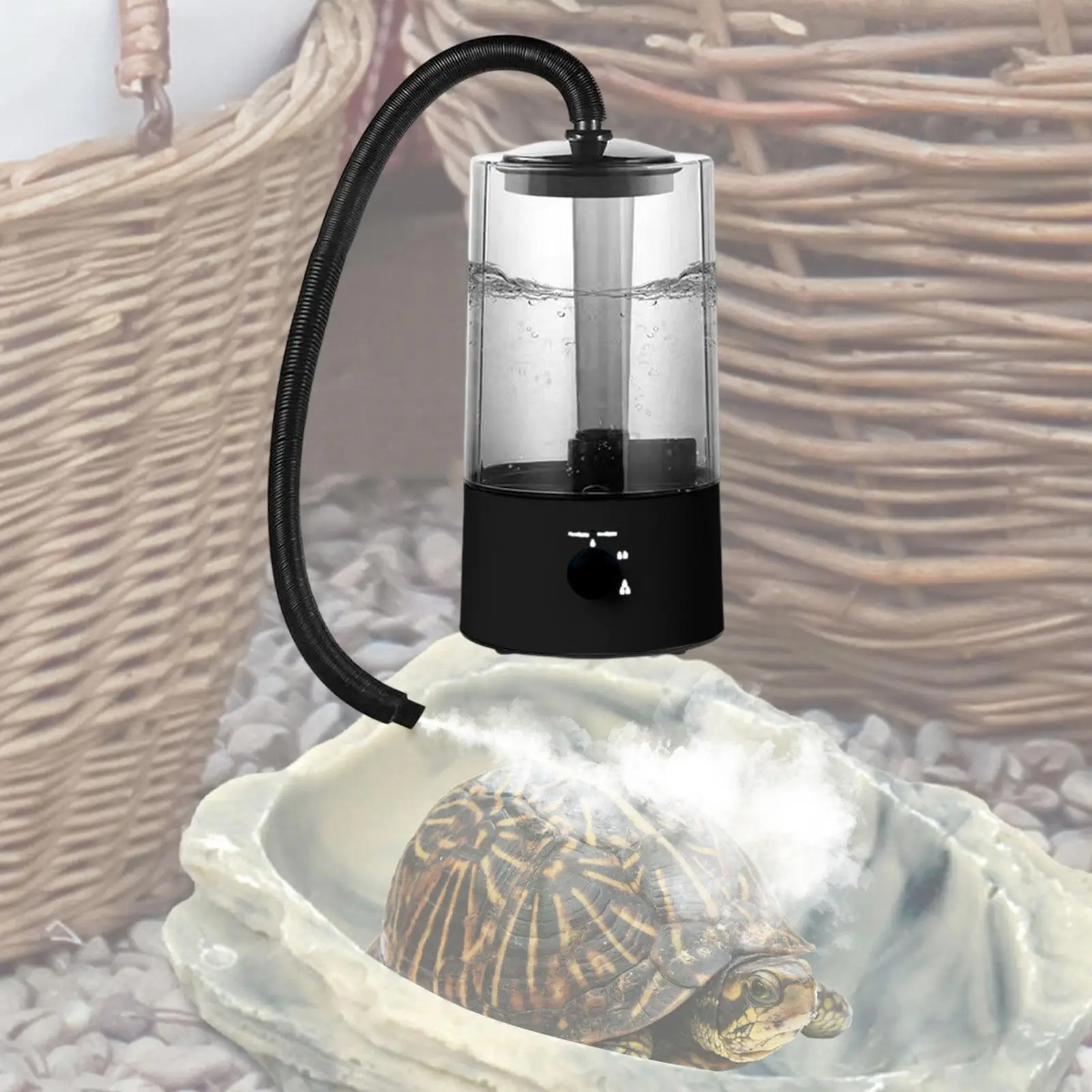 

4L Reptile Humidifier with Extension Hose Automatic Turtle Reptile Misting System Fogger Pet Supplies Mister for Lizard EU Plug