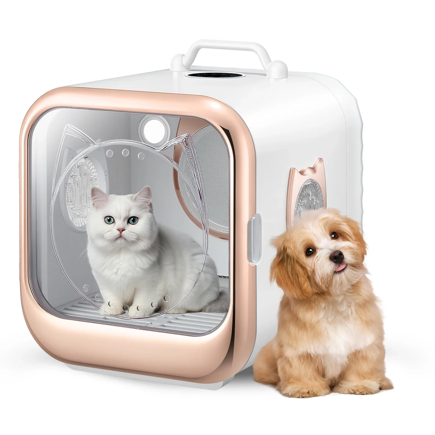 

wholesale factory prices automatic 63L pet dryer box protecting pet hair custom fast dry cat dog hair cleaning dryer