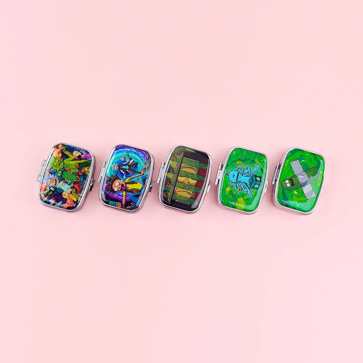 فيلم كوميدي صندوق دواء معدني الخيار حبوب منع الحمل التعبئة والتغليف المنتجات الصحية مقاومة الرطوبة حقيبة للتخزين نعش الموضة شخصية #2